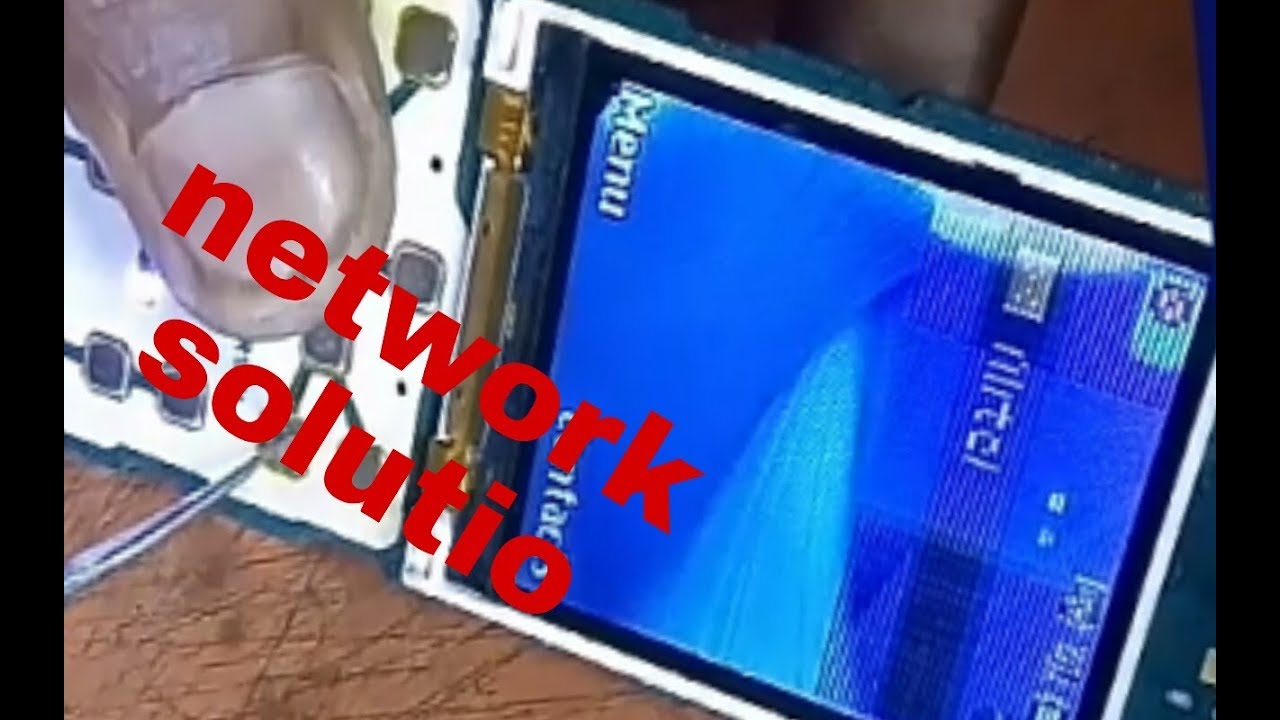 Samsung B 313e network problem 100% solution  bhim repair master