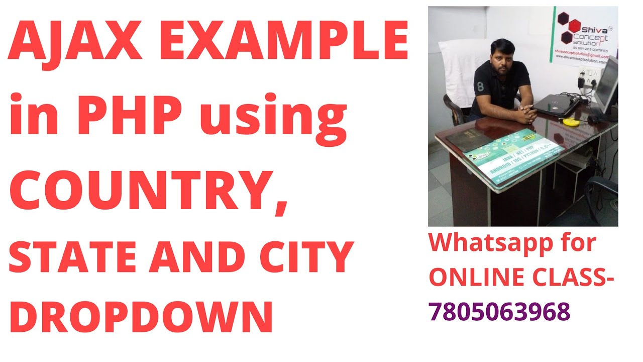 Country State City ajax,mysqli,php dropdown example|country state city dropdown using ajax in php