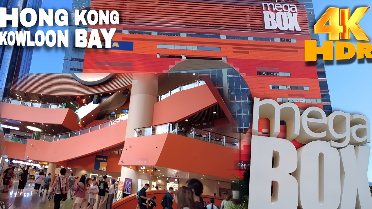 📍 Hong Kong Mall Tour ! MEGA BOX Shopping Mall Kowloon bay Hong Kong  | 4k HDR #hongkong