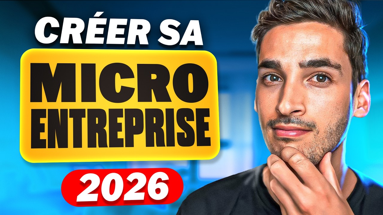Comment créer sa MICRO ENTREPRISE en 2026 (tuto complet et gratuit)