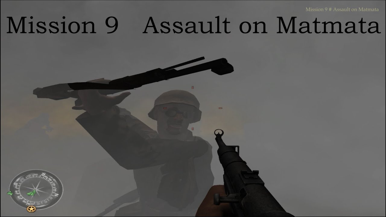 Call of Duty 2 Gameplay Walkthrough | British Campaign - Mission 9 Assault on Matmata