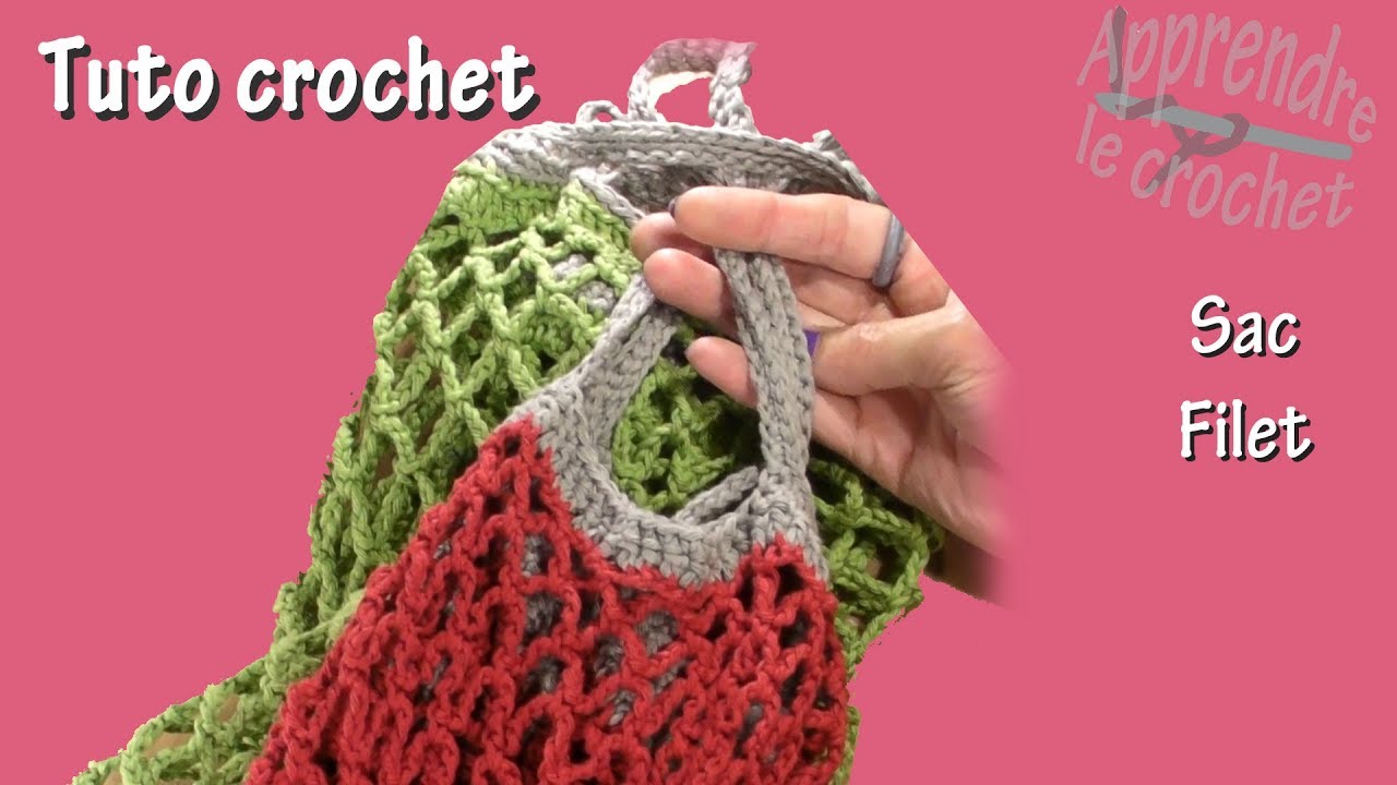 Tuto crochet : Sac filet