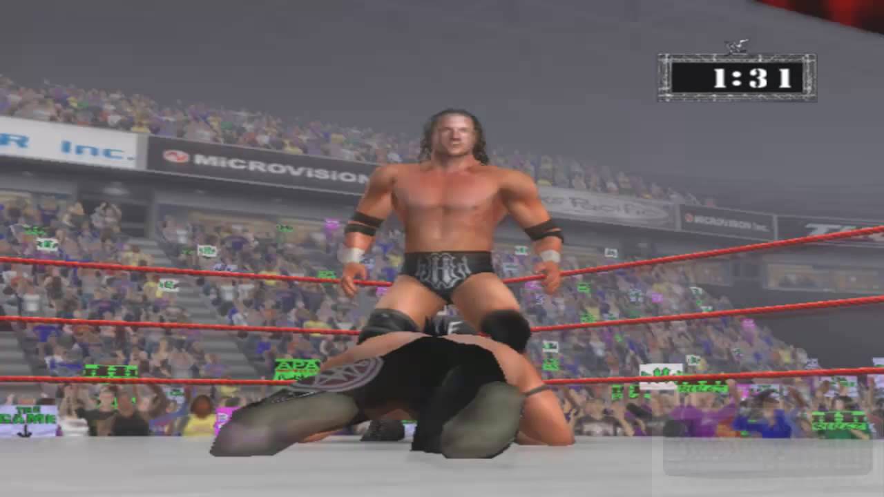 WWE RAW PC Version. Full Walkthrough - (Triple H) on 100%.