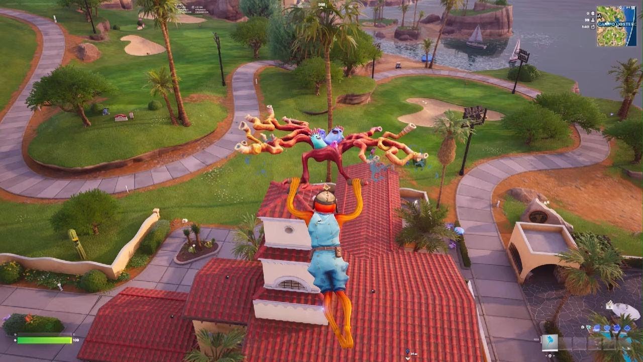 Ganando con la skin de Palito de Pez Fortnite 2026
