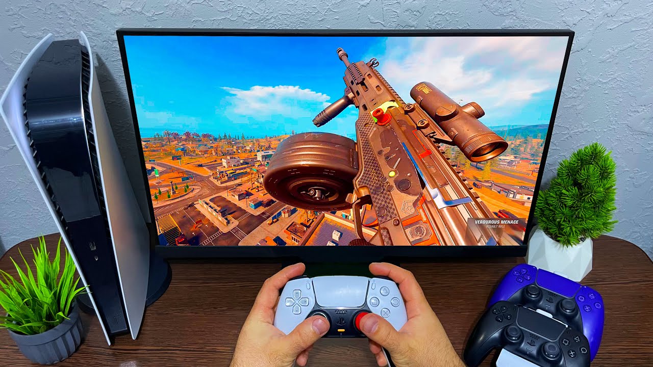POV Dropping 28+ Kills on PS5 Warzone 1440p Monitor + Loadout Full Game Settings in 4K