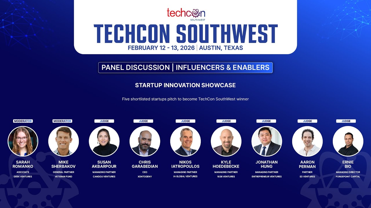 TechCon SouthWest 2026:  Startup Innovation Showcase