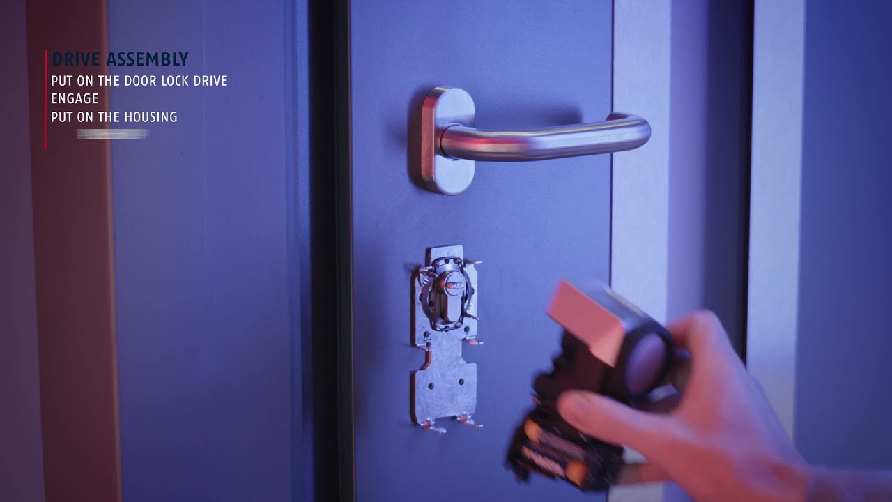 ABUS HomeTec Pro Bluetooth® Door Lock Drive | Assembly