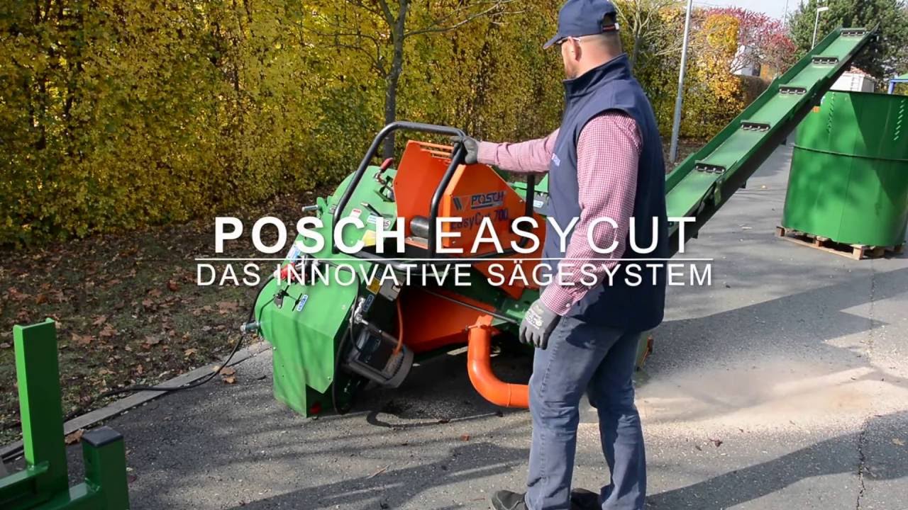 Brennholzschnitt, einfach und sicher. Die Brennholzs&auml;ge EasyCut | POSCH Leibnitz
