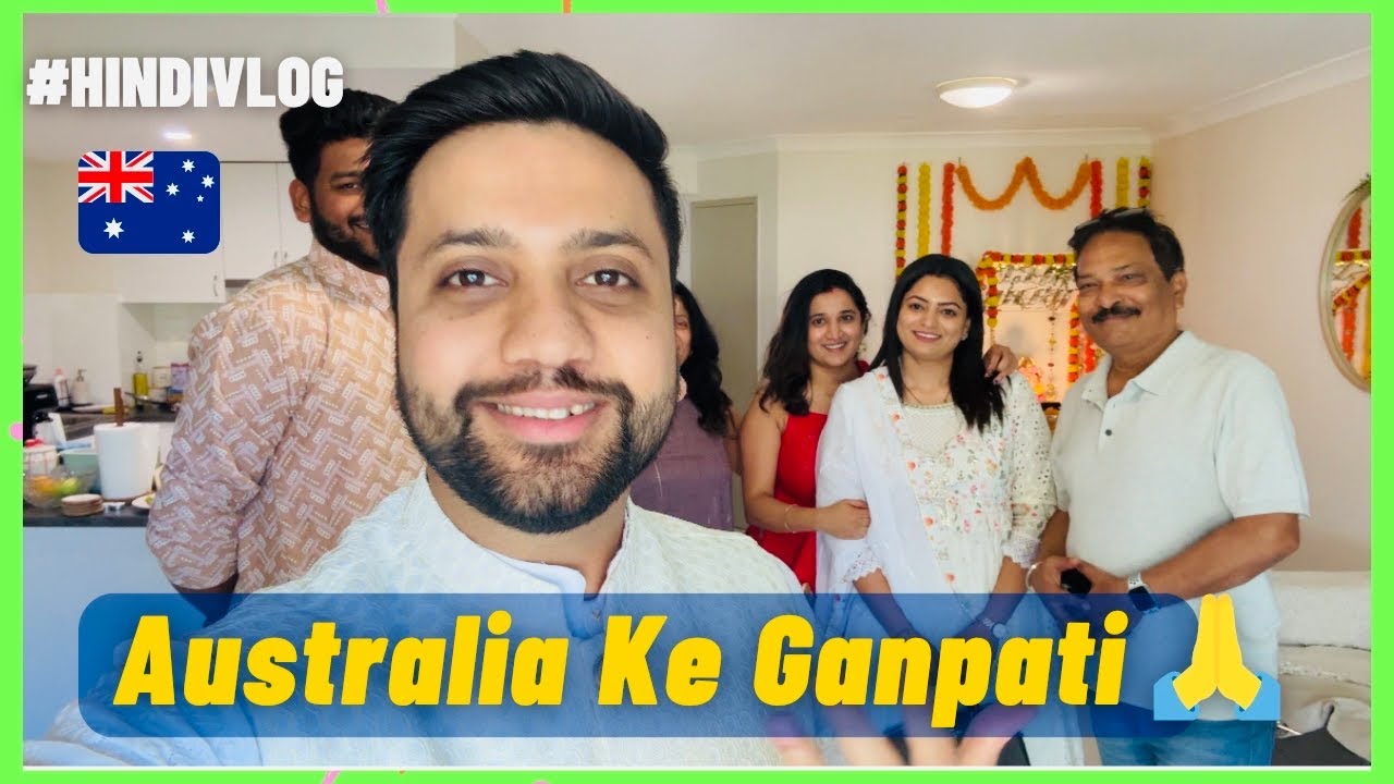 GANPATI CELEBRATION VLOG 🇦🇺🙏| INDIANS IN AUSTRALIA