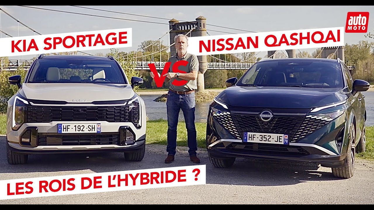 Nouveau Kia Sportage vs Nissan Qashqai : quel SUV familial hybride choisir ?