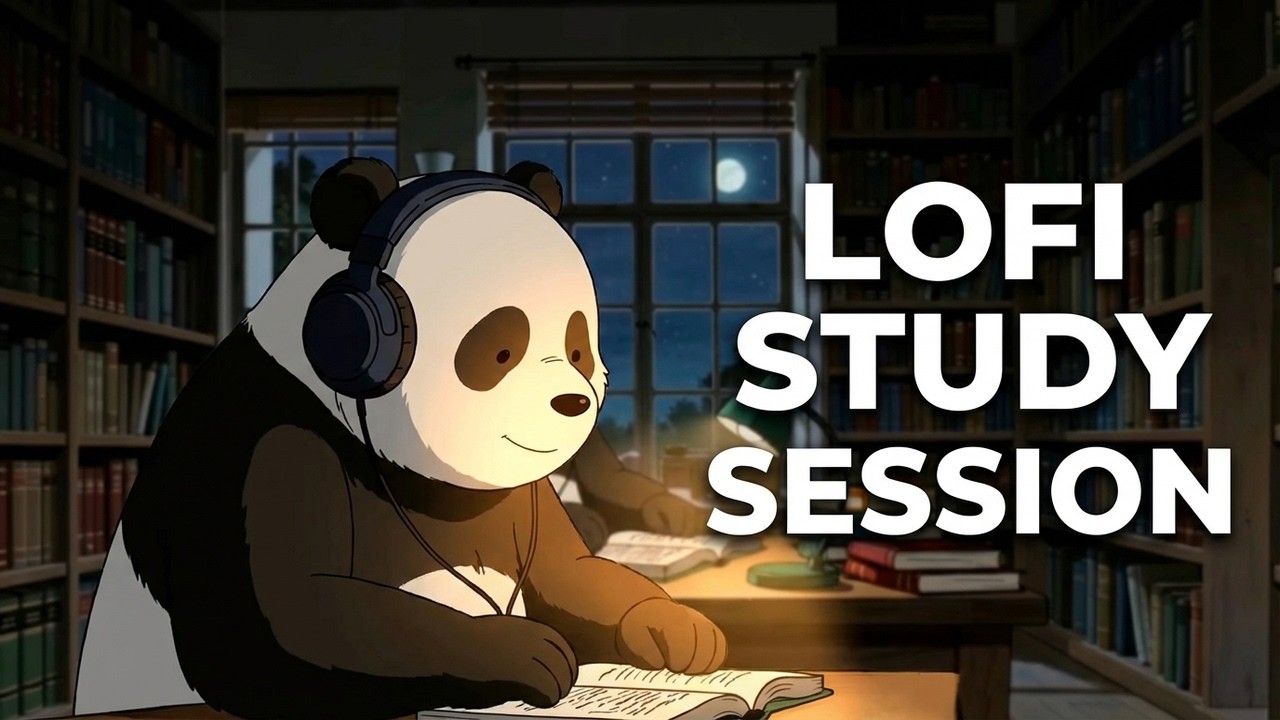 Midnight Library Lofi 📚🌙 | Deep Focus Beats to Study, Relax & Concentrate
