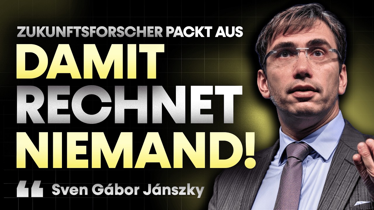 Sven Gábor Jánszky: Zukunft, 2030, KI, Jobverluste, UBI, Humanoide Roboter, KI-Agenten, Mega-Trends