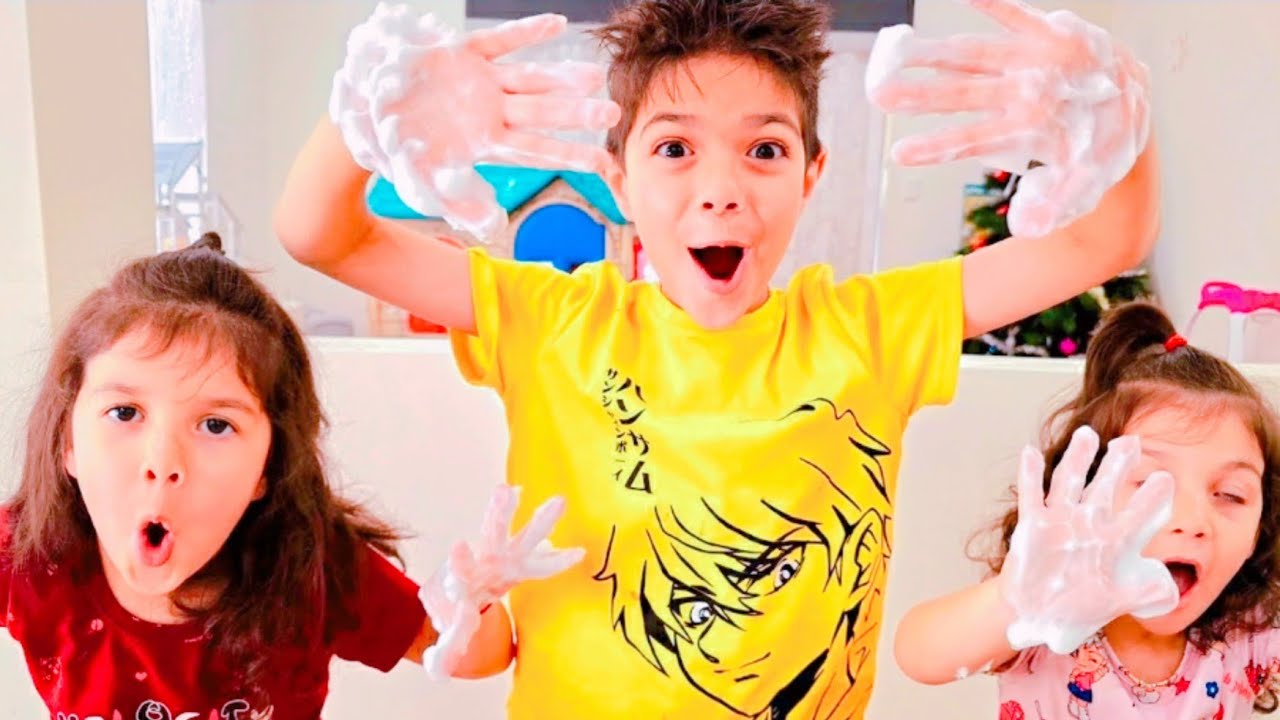 Messy Family Fun: Playful Games & Cool Soaps for Clean Hands! 🎮🧼 #fyp
