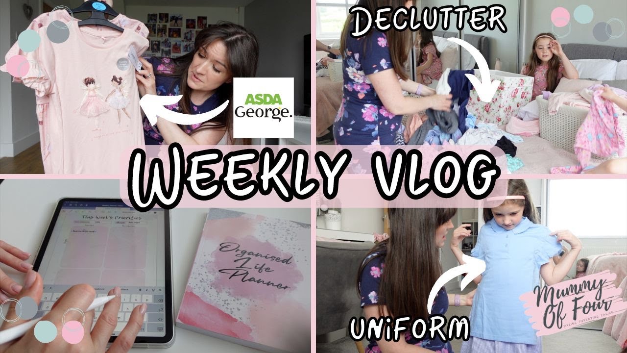 George at ASDA Haul, Organising, Decluttering & Planning For The Week Chatty Weekly Vlog