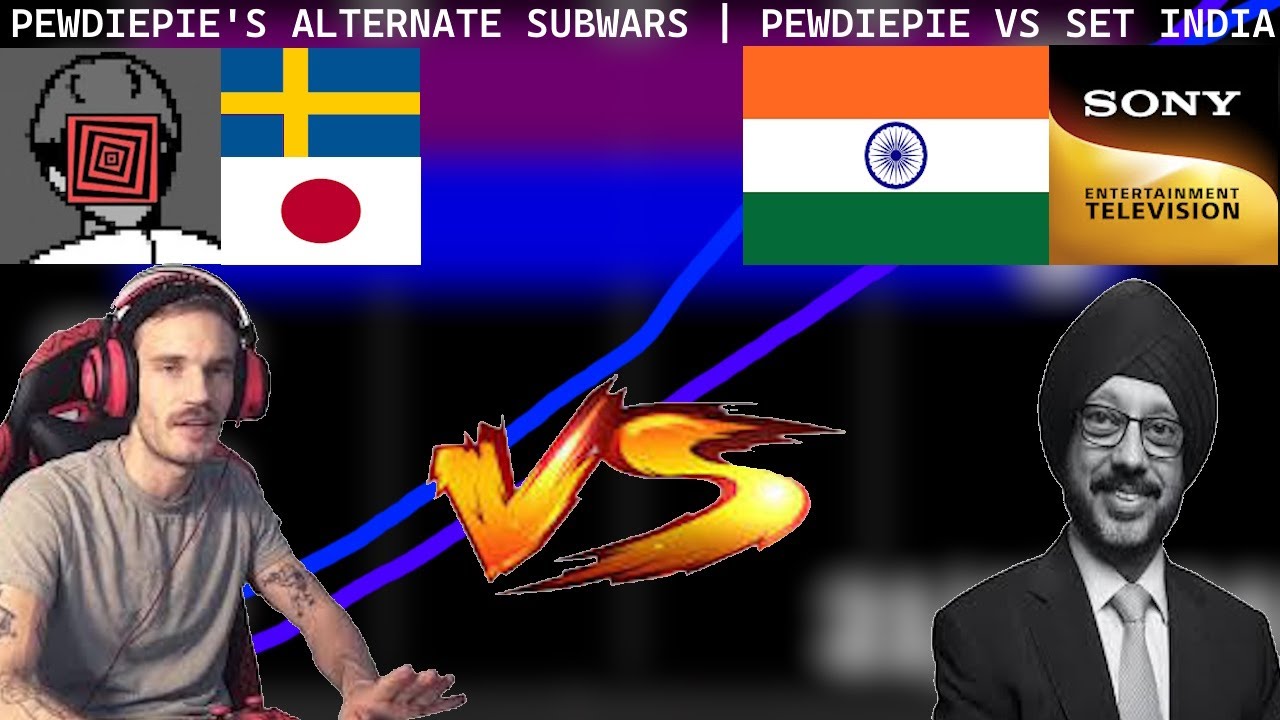 Альтернативные войны PewDiePie | PewDiePie против SET India