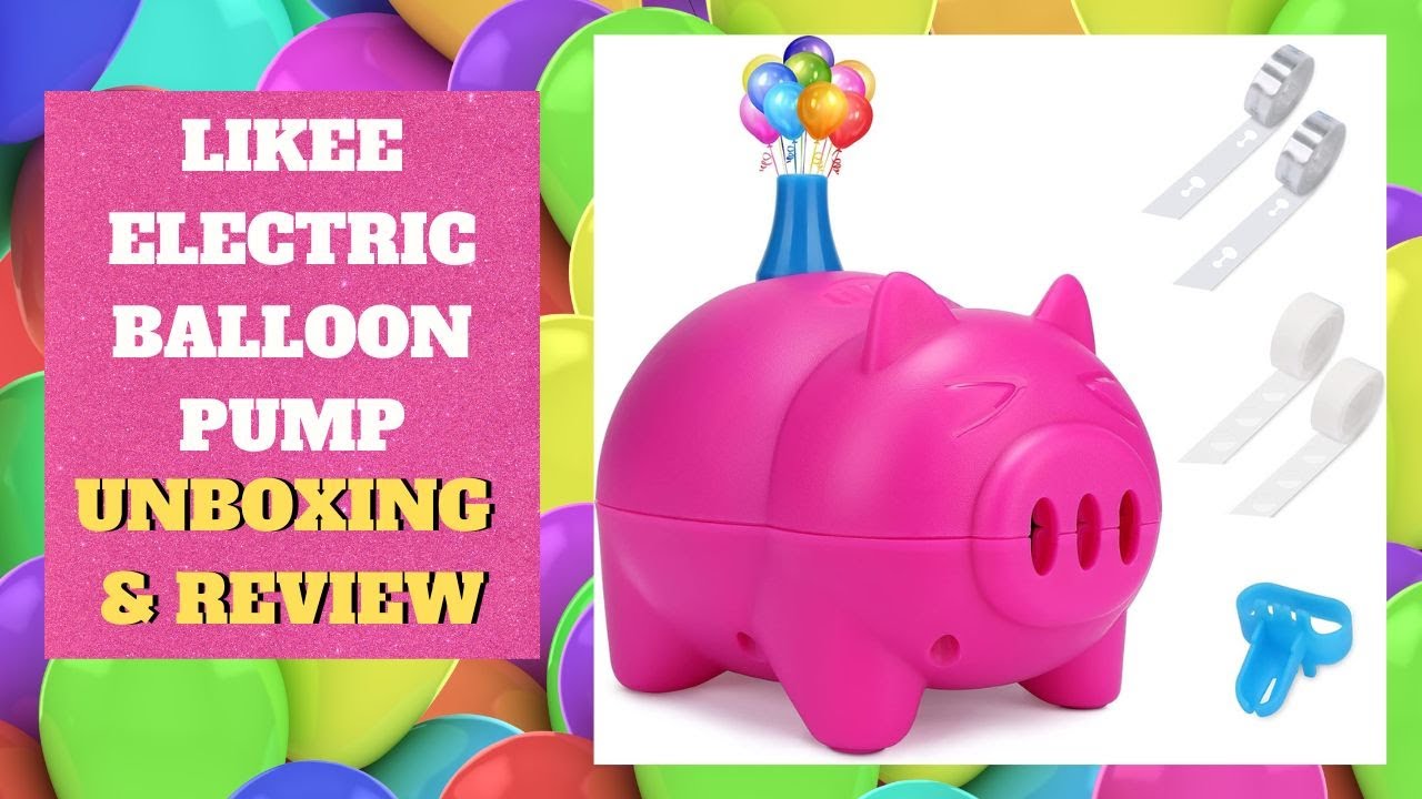Electric Balloon Pump Unboxing | Likee Pig Electric Balloon Pump Review