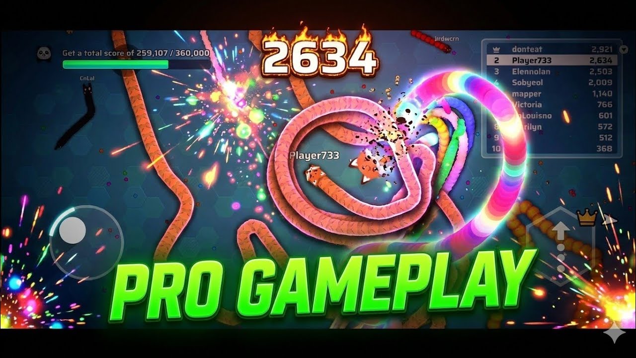Snake.io Game Part 22 #snakegame #viral #game #subscribe #youtube