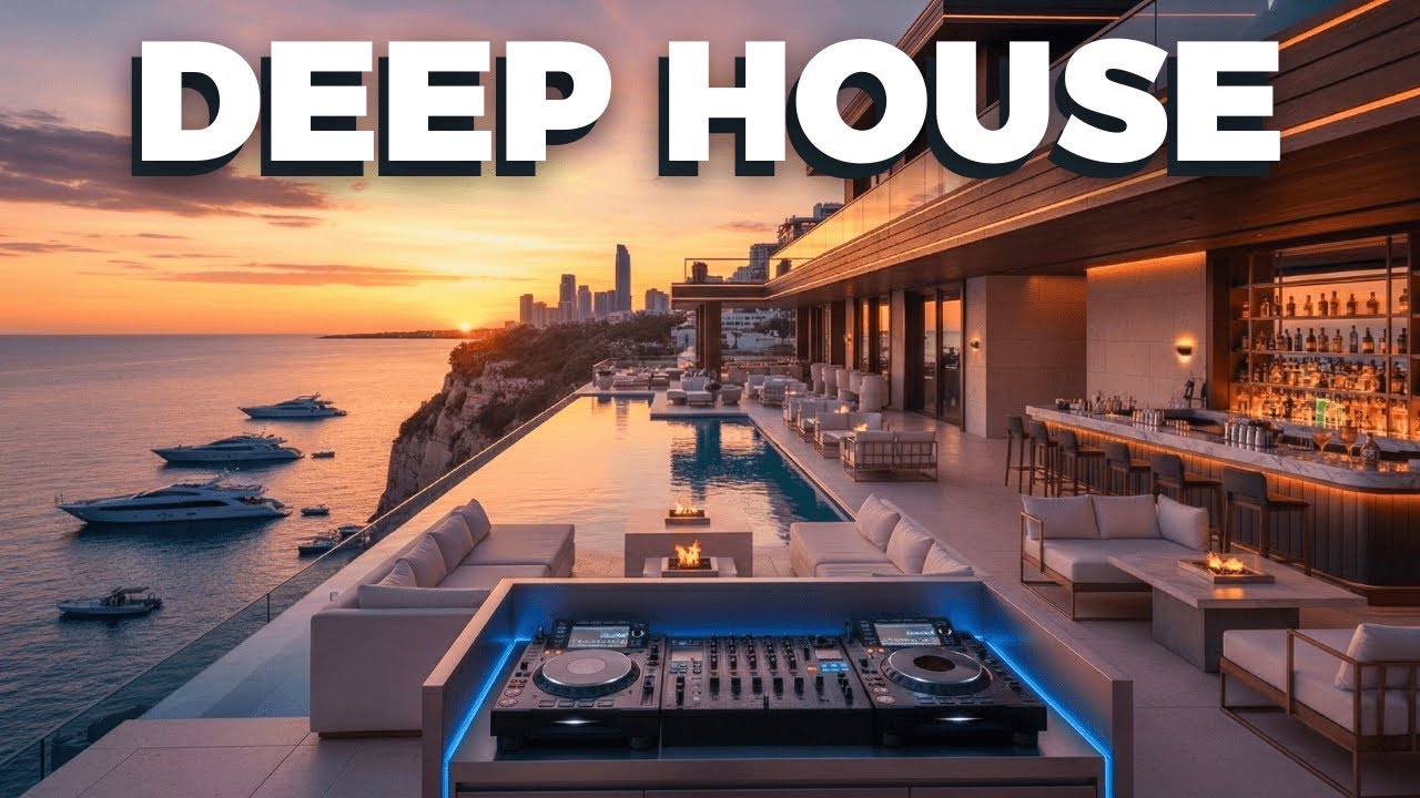 Rooftop Tropical Sunset Deep House Mix • Мелодичная и мягкая музыка для релаксации и летнего настр..