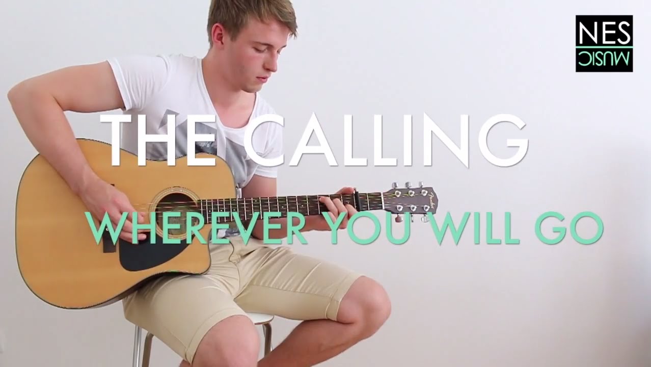 The Calling / Alex Band - Wherever you will go - Guitar Tutorial Acoustic - How to play Lesson Nes