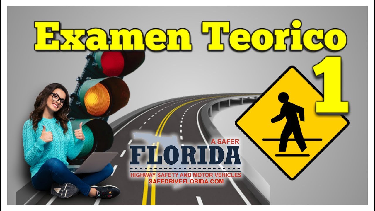 Preguntas del Examen de Manejo Escrito de Florida/Respuestas/Test Teorico de conducir/autos