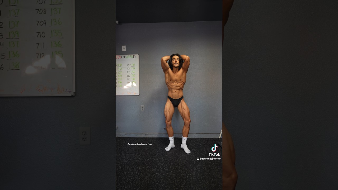 How to do the Abs and Thighs pose for bodybuilding