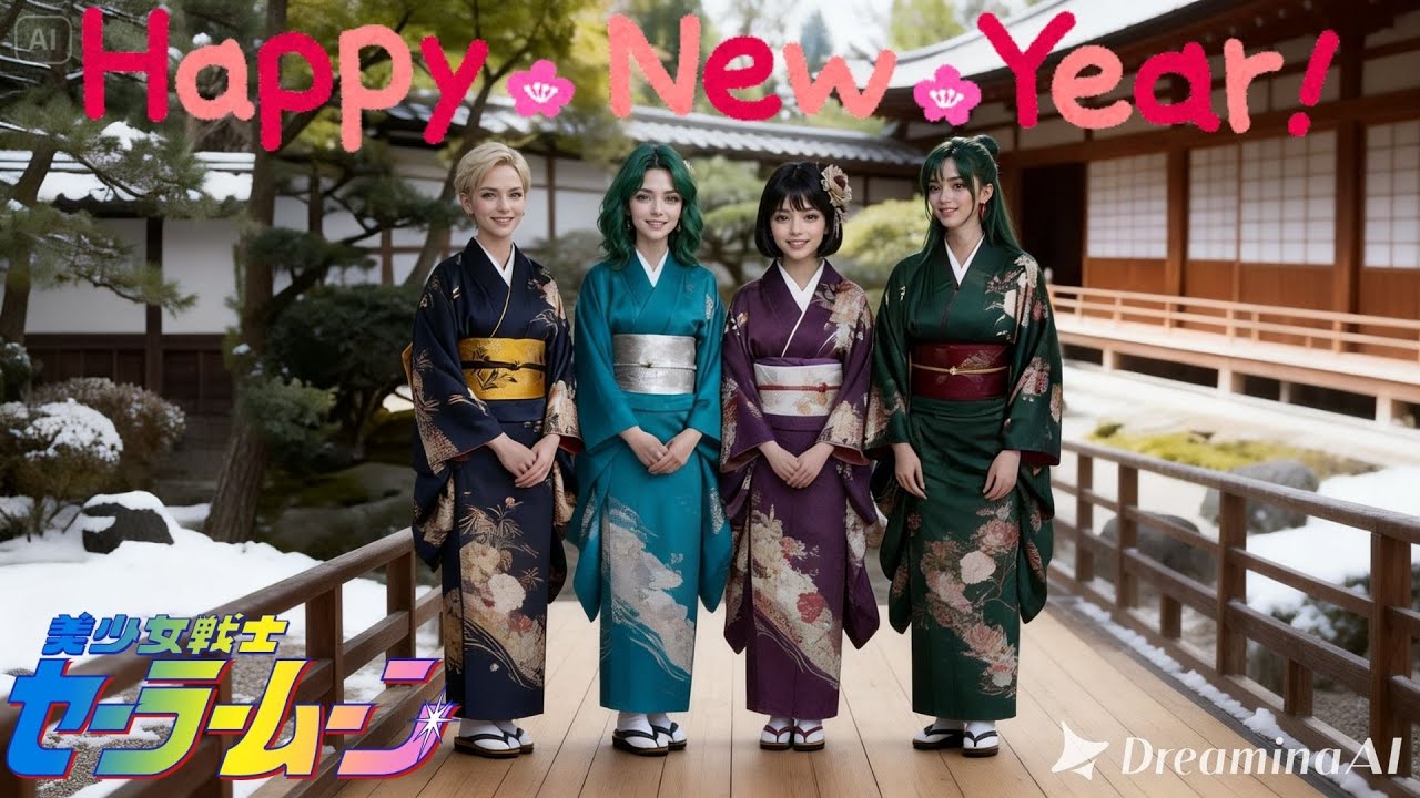 Happy New Year🎍SailorGuardian's New Year2/あけましておめでとう🎍セーラー戦士のお正月2