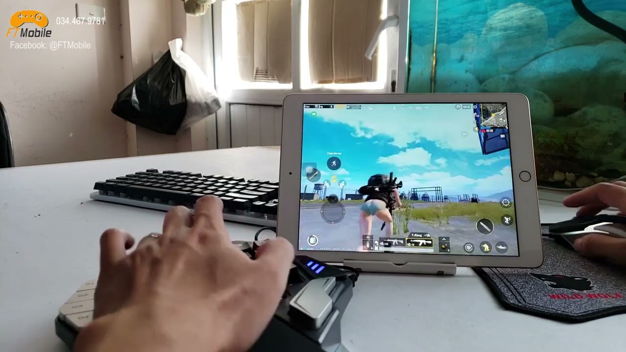 Hướng Dẫn Chơi PUBG Mobile Việt Nam Trên IOS Bằng Bàn Phím Chuột Trên GameSir Z1 Ipad Iphone