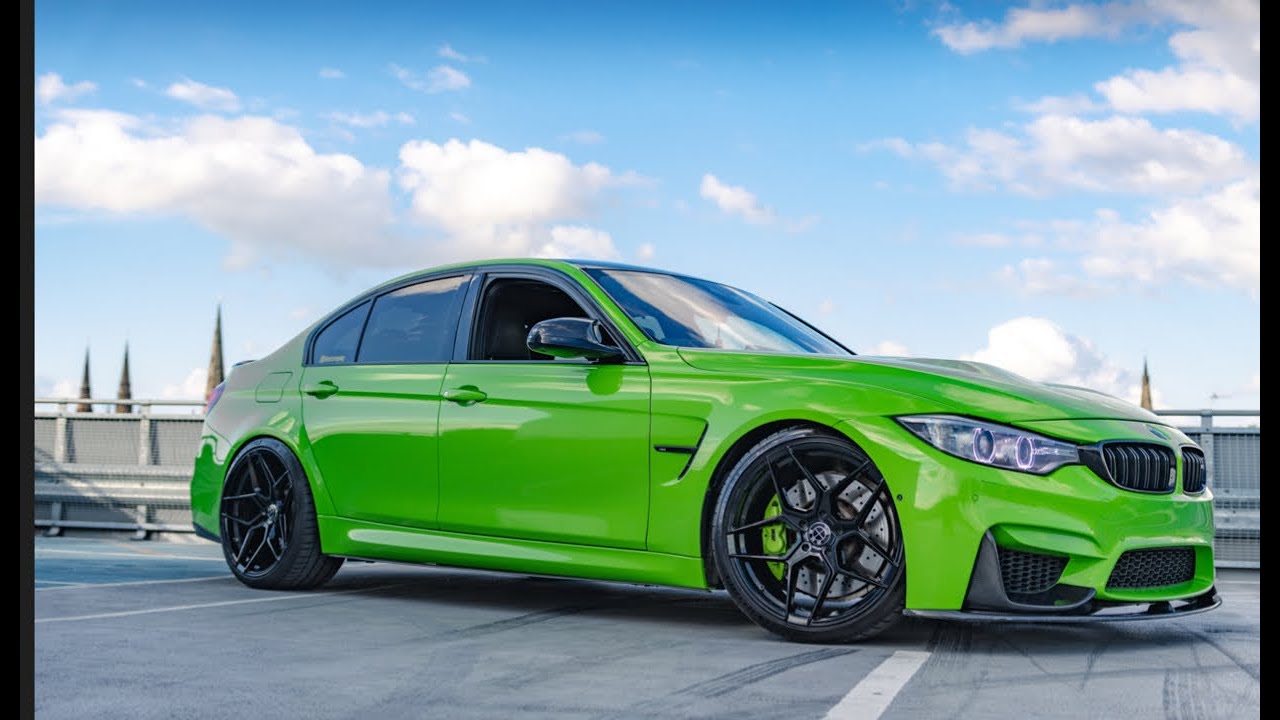 MY BMW M3/F80 WRAPPED IN GLOSS GREEN!!
