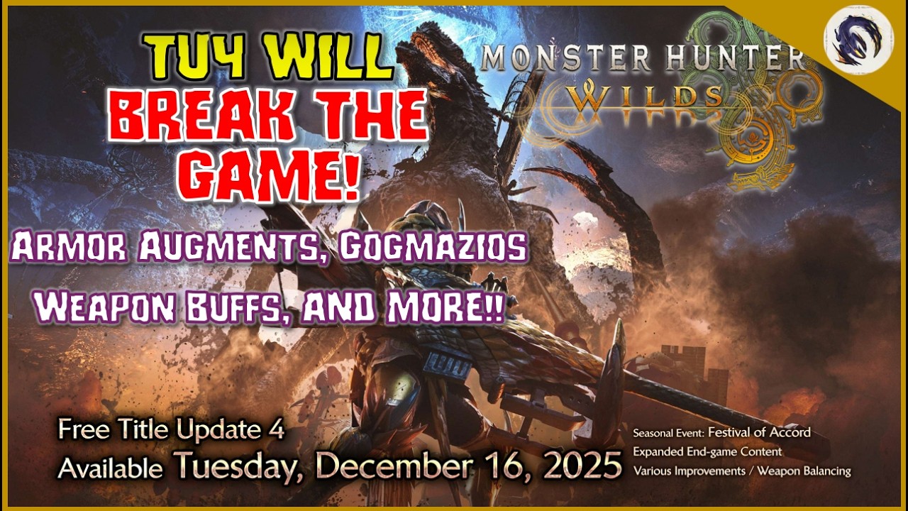 Title Update 4 WILL BREAK MH WILDS!! Transcended Armors, Augments, Gogmazios, AND MORE!