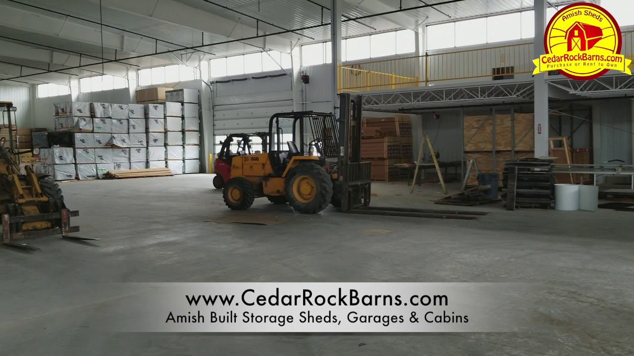Tour Of New Amish Shed Factory