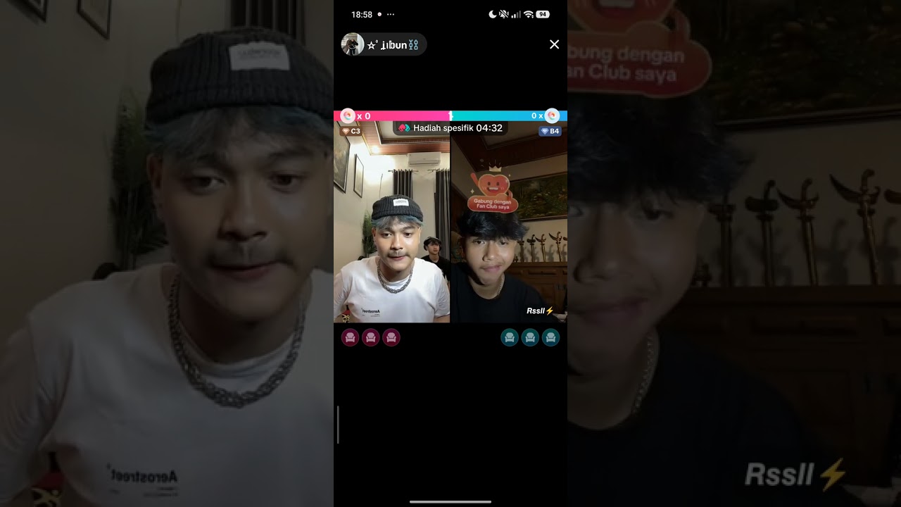 Live mas Najib dan mas rassel 