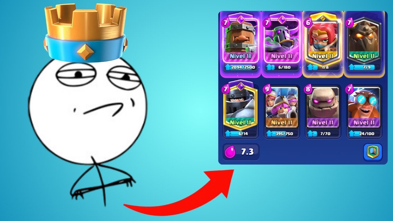 Juego con el mazo más caro en Clash Royale
