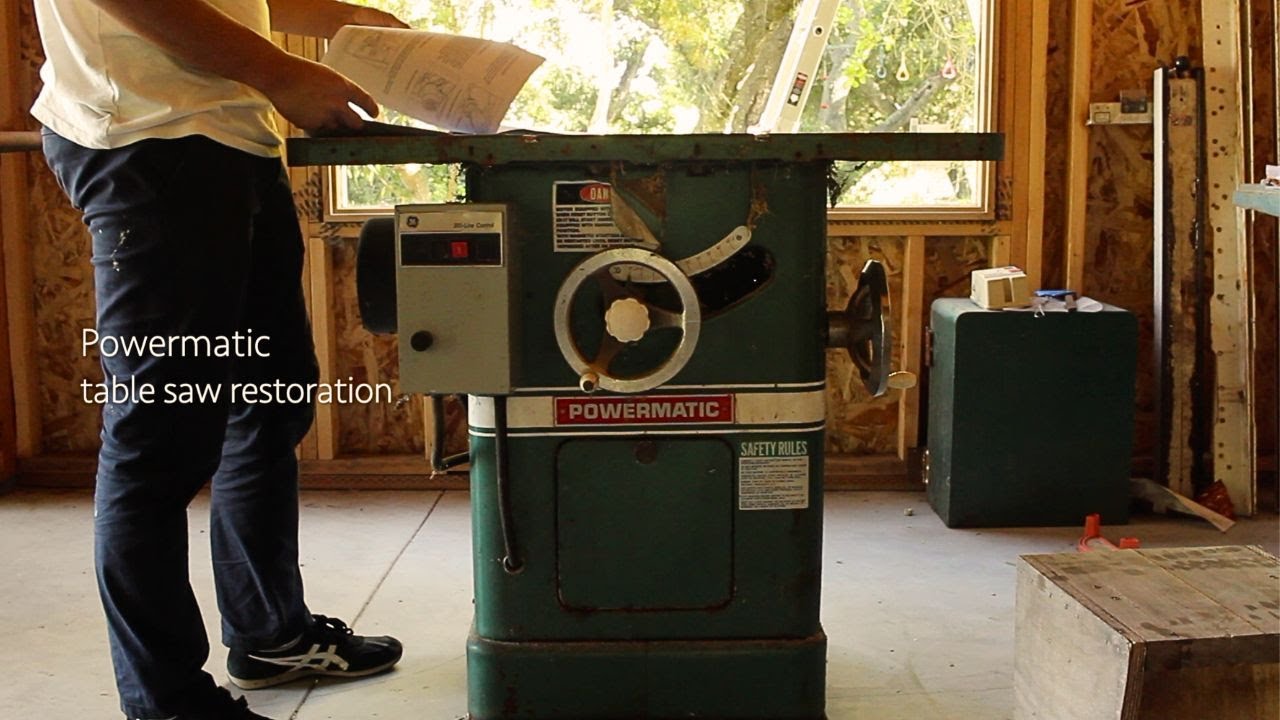 22. Powermatic Table Saw Model 66 Restoration (mostly ASMR)