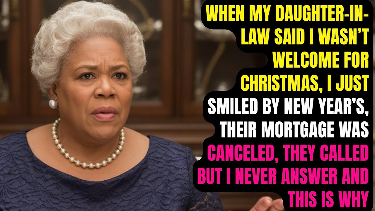 When My Daughter-in-Law Said I Wasn’t Welcome for Christmas, I Just Smiled By New Year’s, They