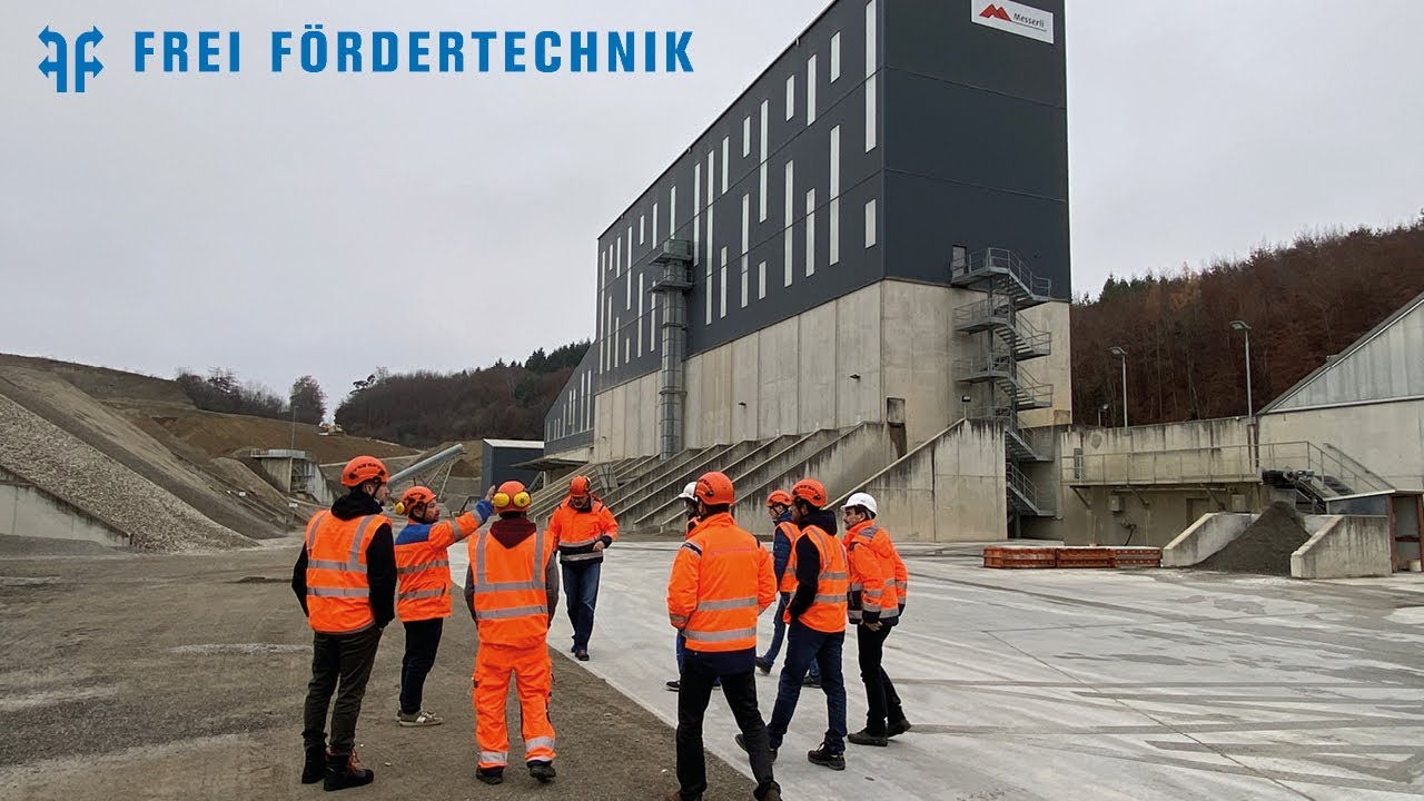 Frei Fördertechnik - Besuch beim Kieswerk Messerli AG, Oberwangen