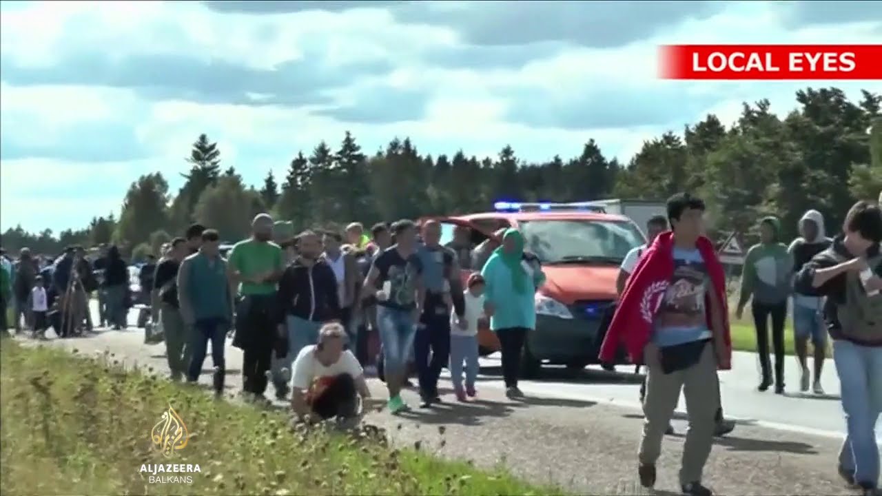 Problem u Danskoj, izbjeglice pješače prema Švedskoj