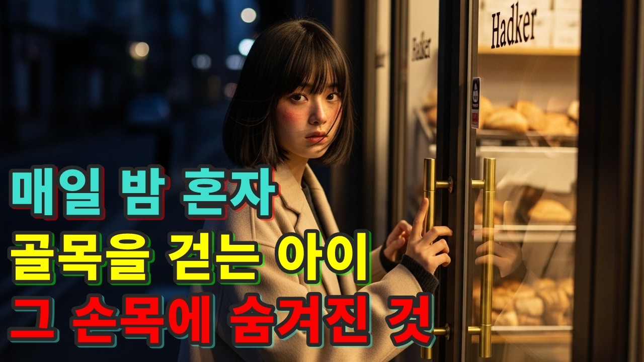 매일 밤 홀로 골목을 걷는 소녀…빵집 주인이 그 손목을 본 순간 모든 것이 바뀌었다