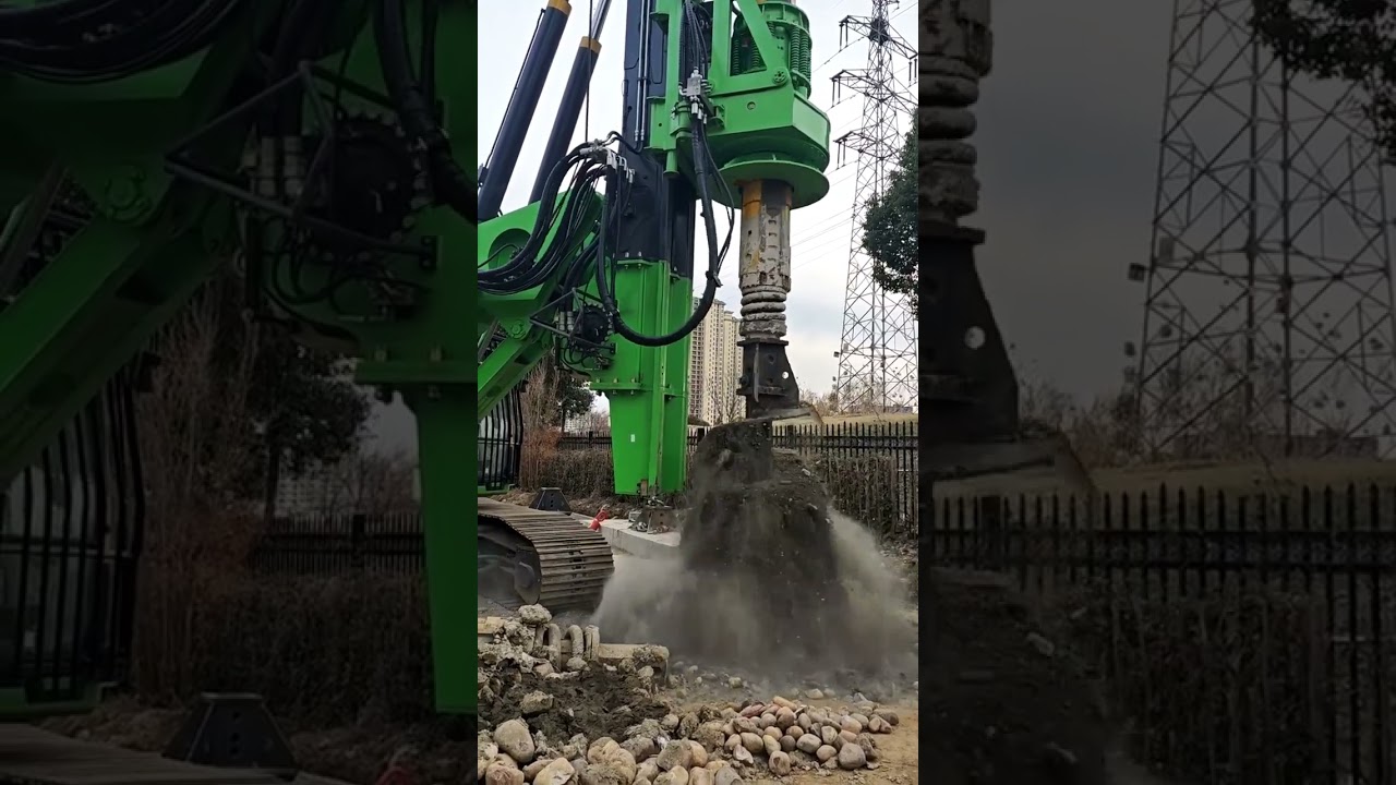 Excavator Drilling Machine Piling Rig Cat Chassis Augers Specification KR150C