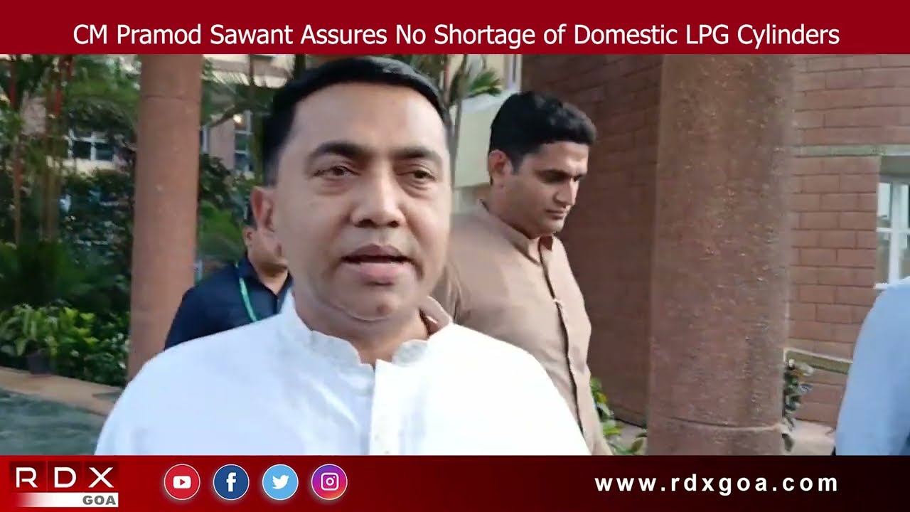CM Pramod Sawant Assures No Shortage of Domestic LPG Cylinders