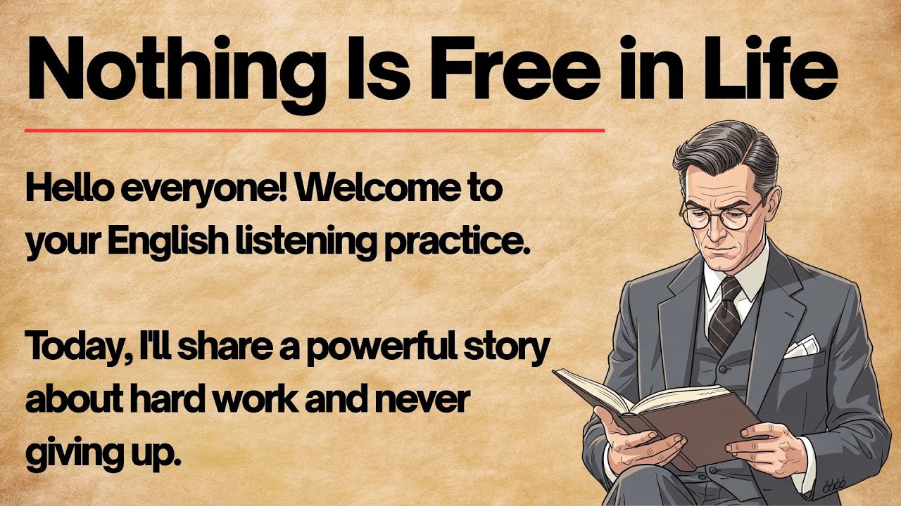 Nothing Is Free in Life | Learn English Through Story – A Powerful Lesson on Hard Work