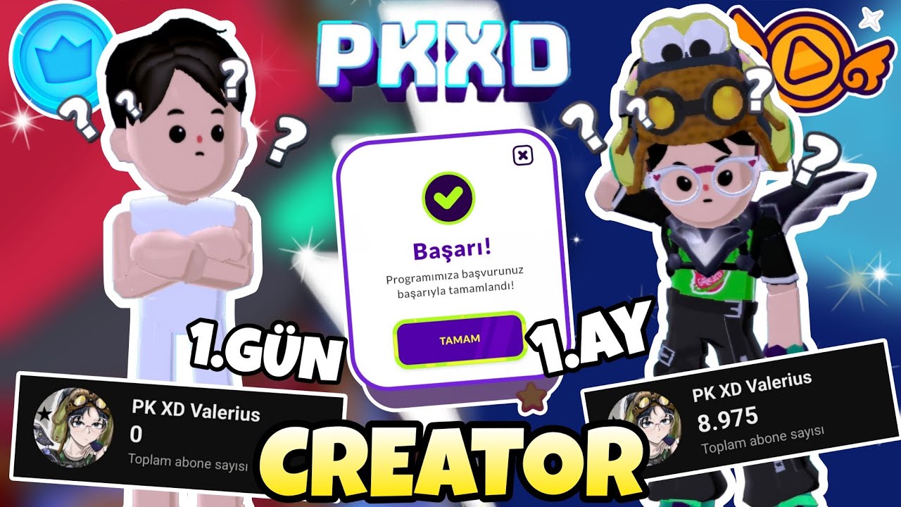 PKXD'DE HİÇ EMEK VERMEDEN CREATOR OLMAK BU KADAR KOLAY MI?! | @valeriusuchiha 