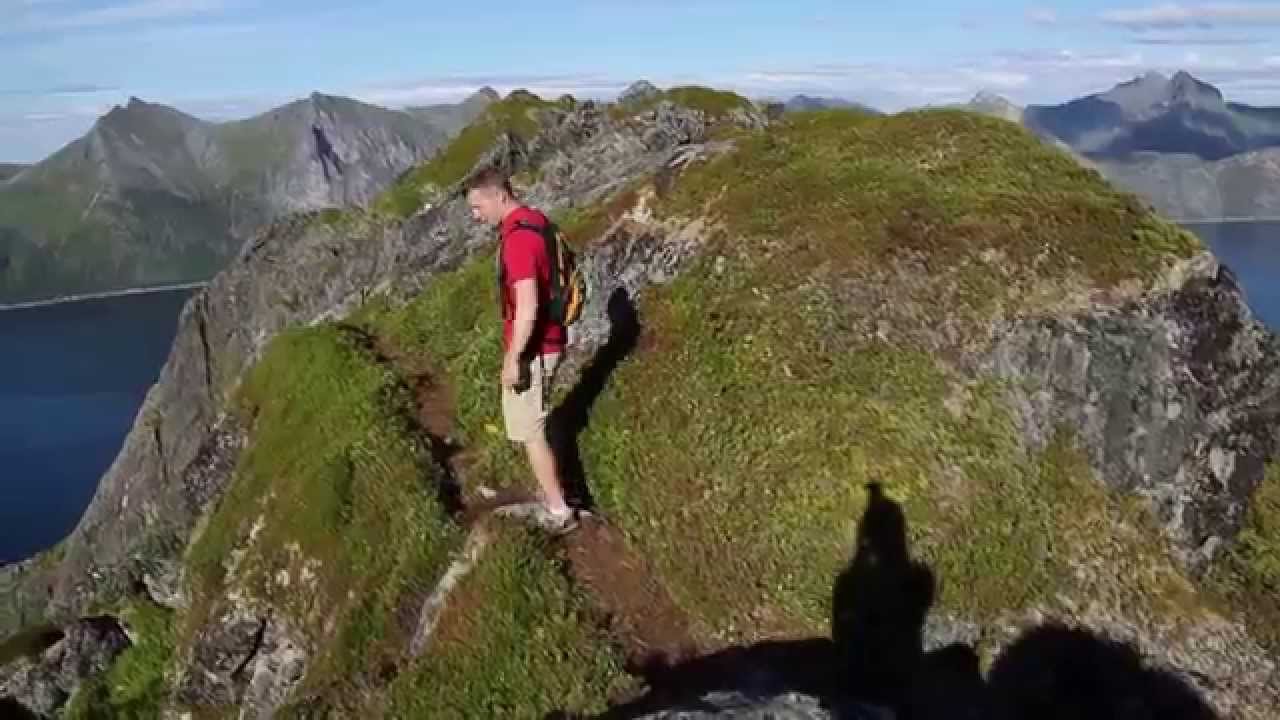 Hiking Kyle Mountain. Senja, Norway.