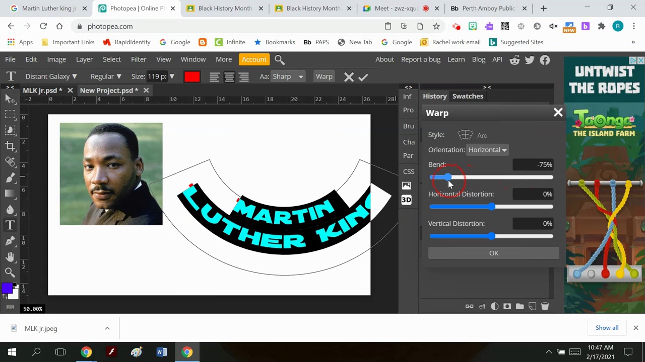 Creating a Poster In Photopea Tips and Tricks