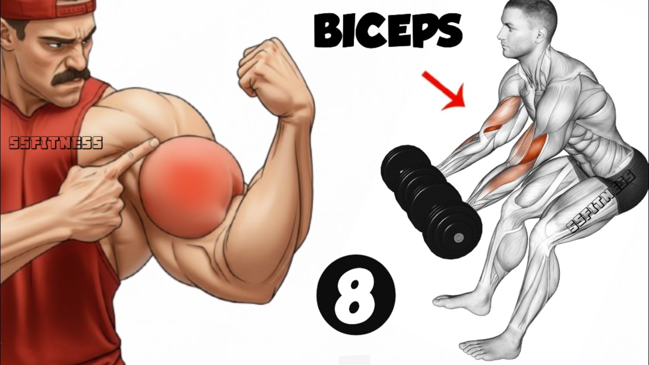 8 Hidden Dumbbell Exercises For Insane Biceps 💪