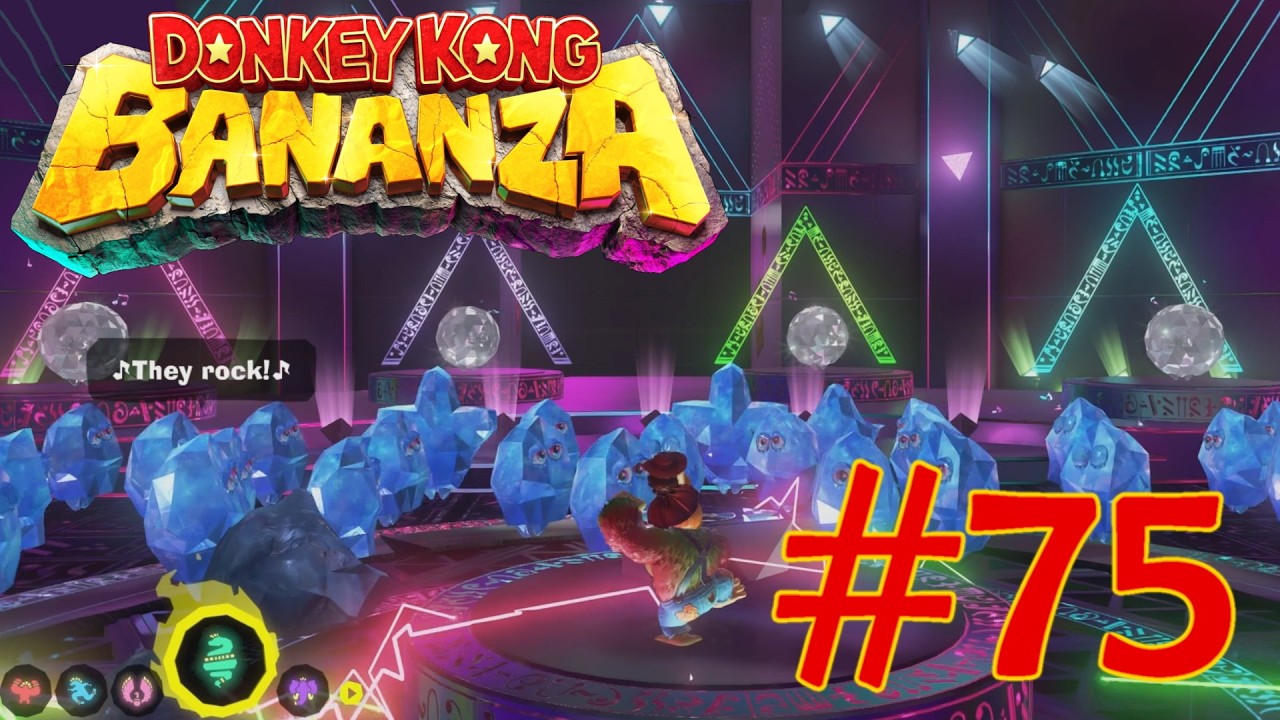 Let's Play Donkey Kong Bananza Part 75: Grooveland Groove