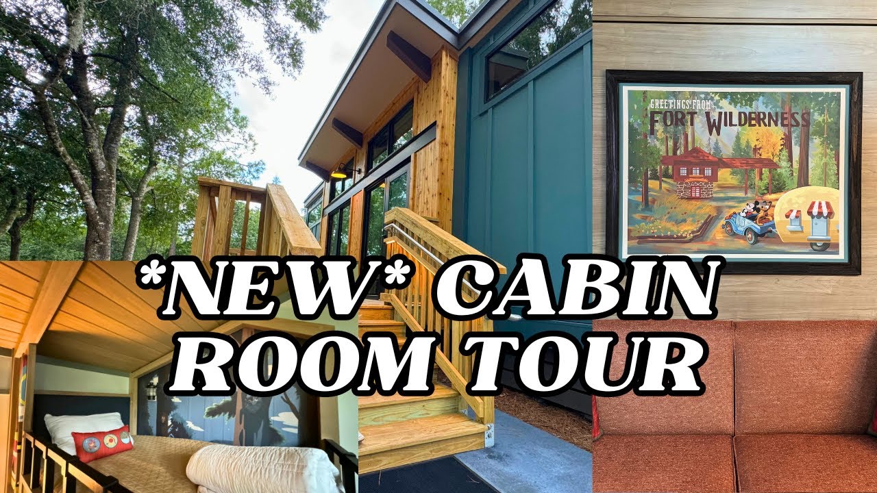 New Disney World Cabins - Room Tour at Disney's Fort Wilderness