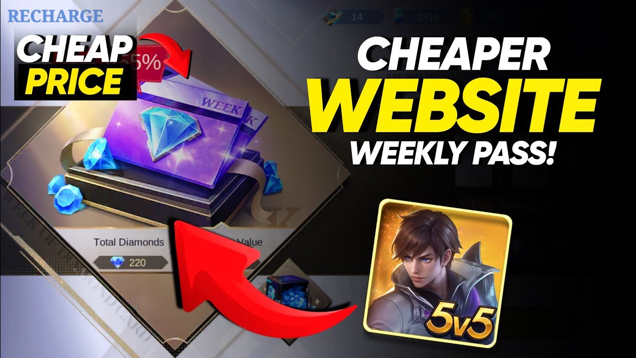 CHEAPER WEEKLY PASS MLBB! - BEST WEBSITE TO RECHARGE DIAMOND IN 2026 | DIAMOND RECHARGE WEBSITE 2026