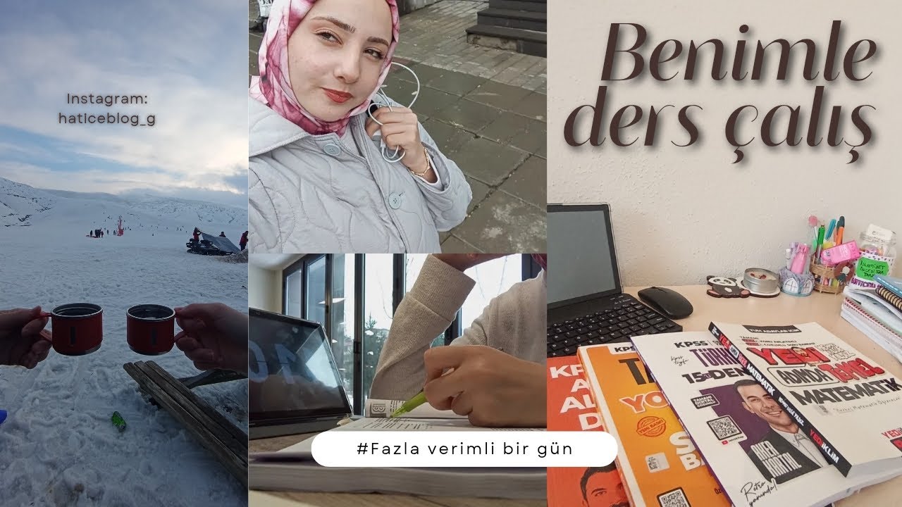 Benim için fazlasıyla iddialı bir gün/Her geçen gün daha iyiye giden ders çalışma rutinim/ Kpss vlog