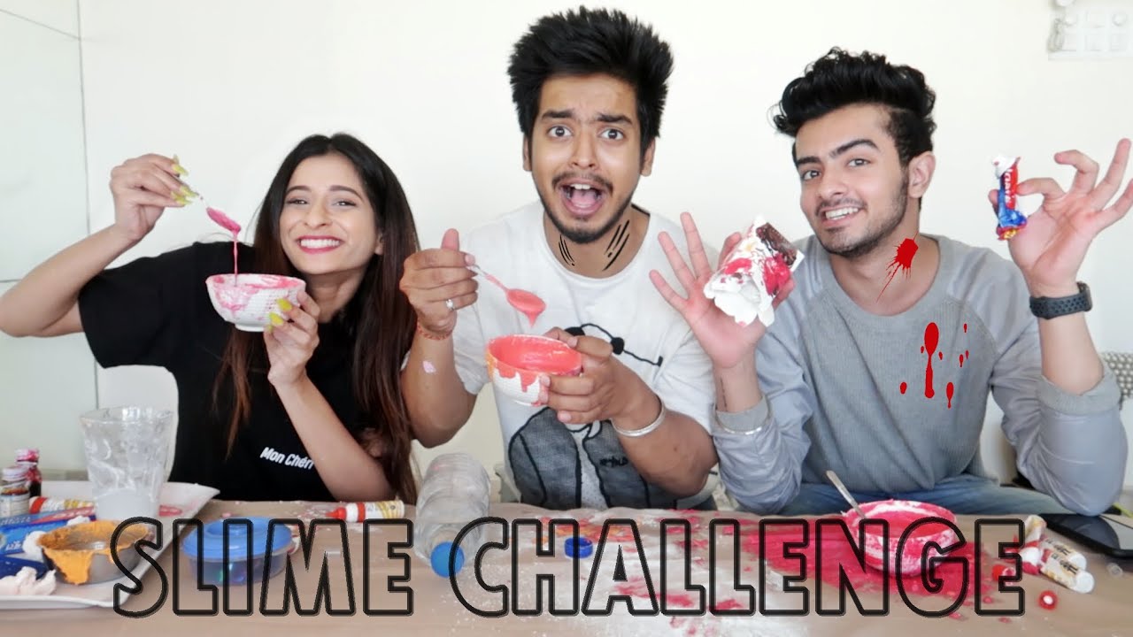 Slime Challenge FT. Unnati & Sanket | ARSHFAM