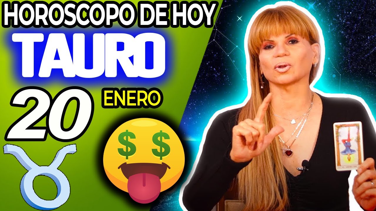 TAURO ♉🔞UN HOMBRE FALLECIDO TE DEJA UNA HERENCIA⚰️💵 Horóscopo De Hoy 20 De Enero 2026 | Mhoni